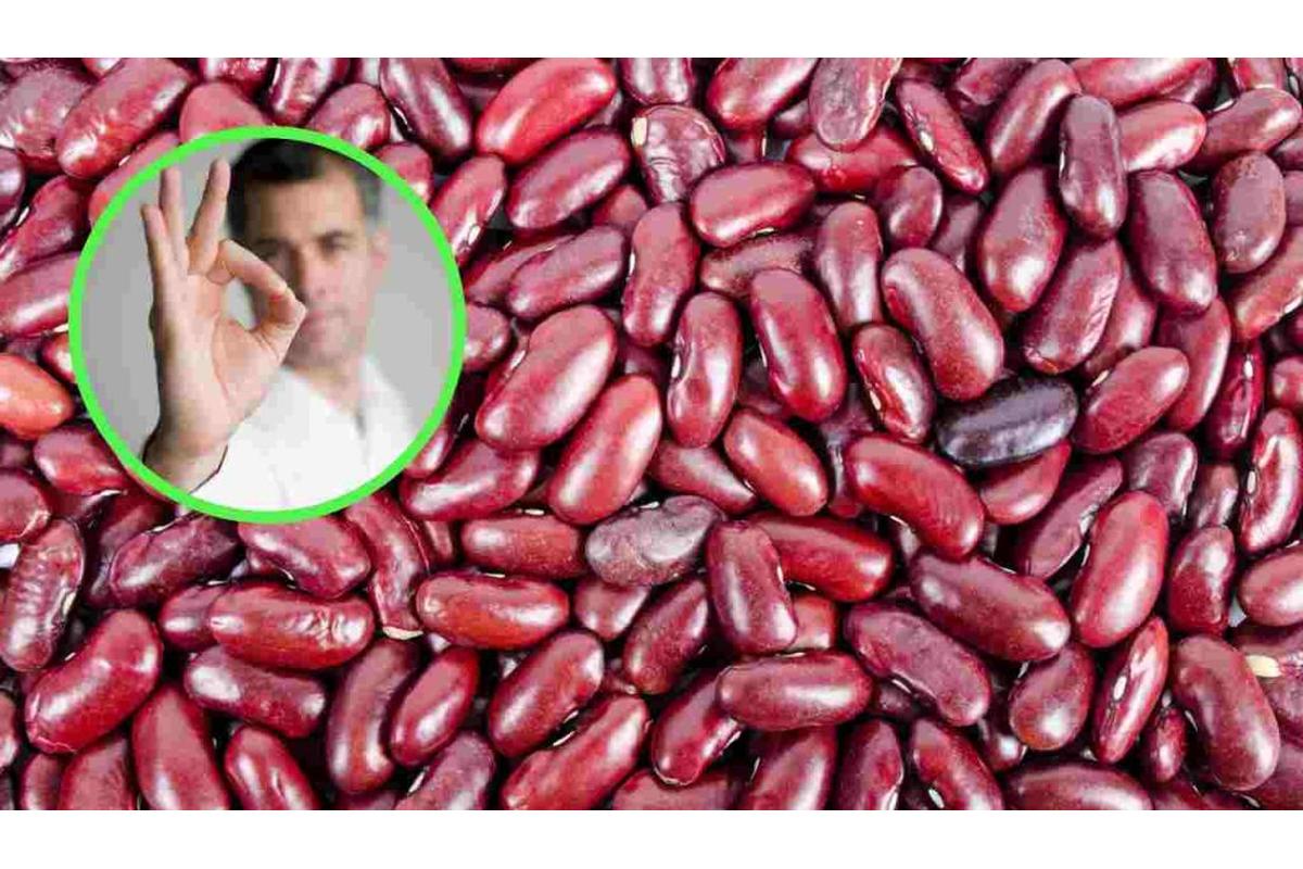 "Scatola di fagioli di alta qualità su scaffale, pochi acquirenti nonostante ampia disponibilità."